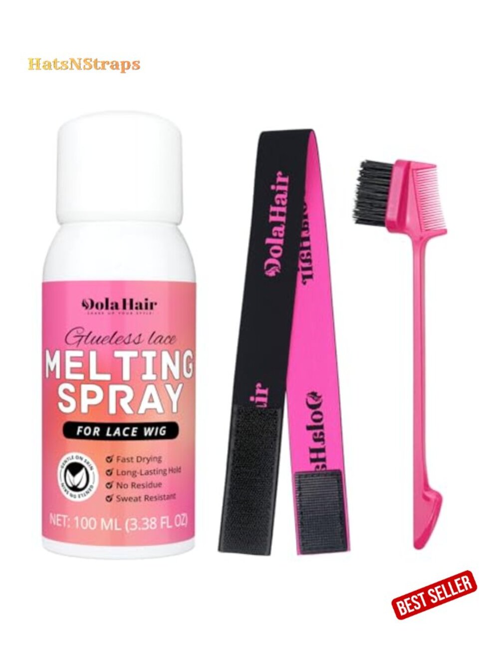 Lace Melting Spray for Glueless Wigs, Wig Adhesive, Water Based, 100ml